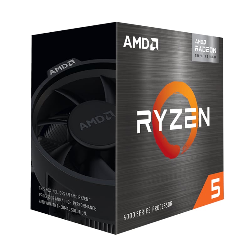 Get ultimate performance levels and built-in graphics with the all-new AMD Ryzen 5 5600G 6-Core 3.9 GHz AM4 CPU. It features AMD's new 5000 Series chipsets for more performance