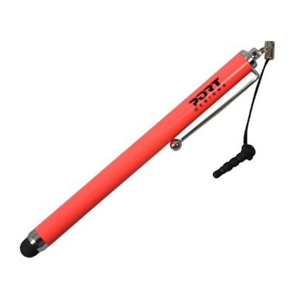 Enhance your mobile experience with the Port Designs Universal Stylus. It features a metallic design with a universal tip that is widely compatible with many different iOS or Android touch screen devices.