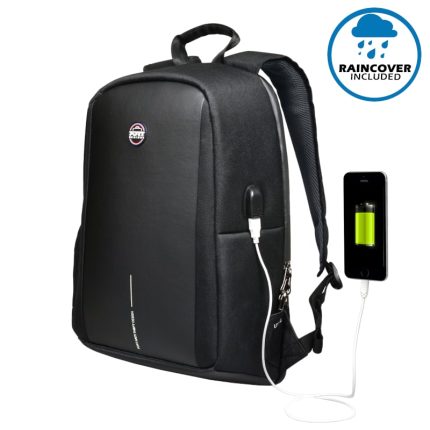 The Port Designs Chicago EVO 13.3/15.6" Anti-Theft Backpack is the perfect travel companion for carrying your important devices. It has an exterior USB port that connects to an internal power bank pocket for easy charging of devices whilst on-the-go.