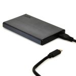 Take your storage with you when yo're on-the-go Port Connect 2.5" Type-C External HDD/SSD Enclosure. It gives your mobile devices the ability to connect to your data via its Type-C connector. This enclosure can transfer data at speeds of up to 5Gb/s with its USB3.0 connection.