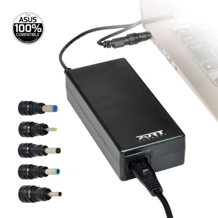 The Port Connect 65W Asus Notebook Adapter is the perfect companion to keep your Asus device fully charged and ready to go. It features an output power of 65W