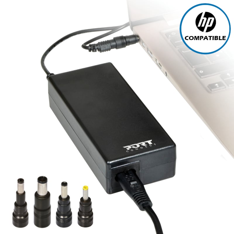 The Port Connect 65W HP Notebook Adapter is the perfect companion to keep your HP device fully charged and ready to go. It features an output power of 65W