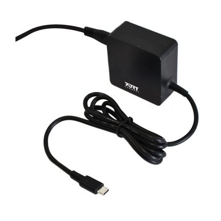 Keep your compatible Type-C devices charged with the Port Connect 45W Type-C Notebook Power Supply. It features a Type-C connection
