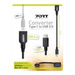 Connect USB3.0 devices to your Type-C port and transfer data at high speeds of 5Gb/s with the Port Connect Type-C to USB3.0 Adapter.