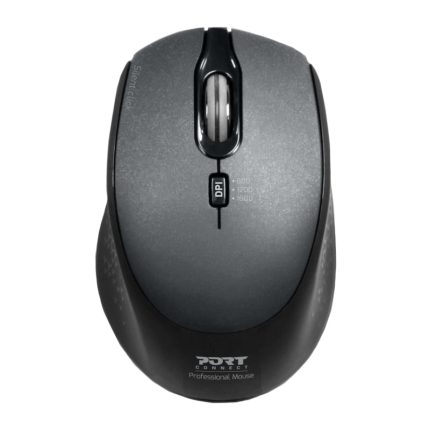 Work silently and accurately with the Port Connect Silent Wireless Mouse and its 1600DPI optical sensor. Its 2.4Ghz wireless connection allows for ranges of up to 20m and it is widely compatible with both a USB-A and a Type-C connection.