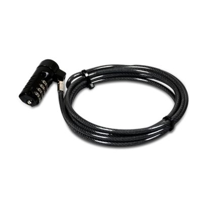 Keep your devices safe with the 1.8m Port Connect T-notch 4 Digit Combination Lock and its 10