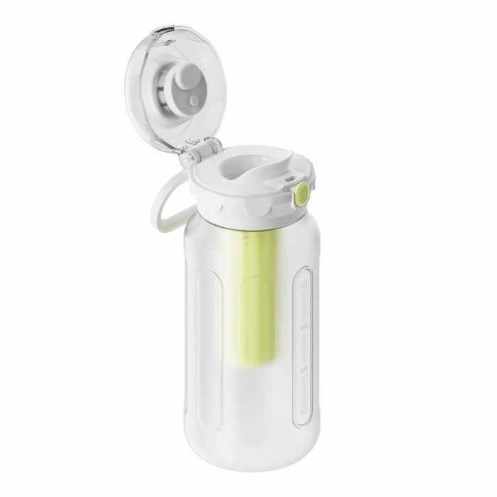 with a 1L capacity and one-touch lid.