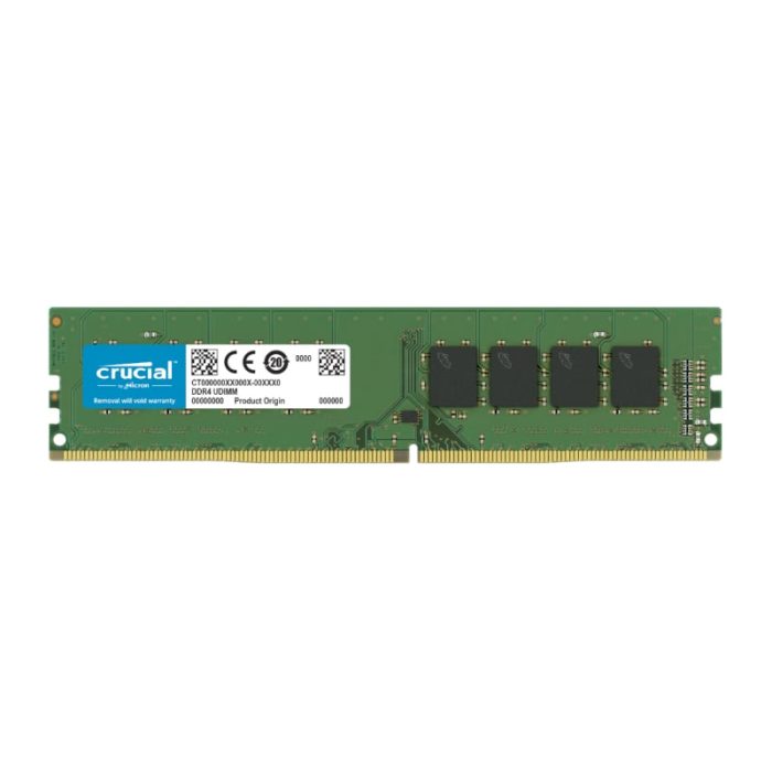 Increase system performance and multitask with ease with the Crucial 8GB DDR4 3200MHz UDIMM Desktop Memory Module. It features 8GB of high speed DDR4 3200MHz memory that is ideal for upgrading your desktop PC.