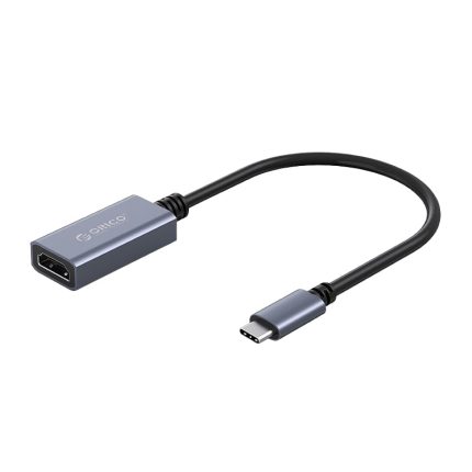 Easily connect your compatible Type-C devices to your HDMI monitor or display with the Orico Type-C to HDMI Adapter. It features a plug and play Type-C and HDMI interface