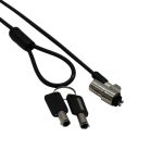 Protect your device against theft with the Gizzu T-Bar Standard Security Lock. Wrap the reinforced cable around a secure object