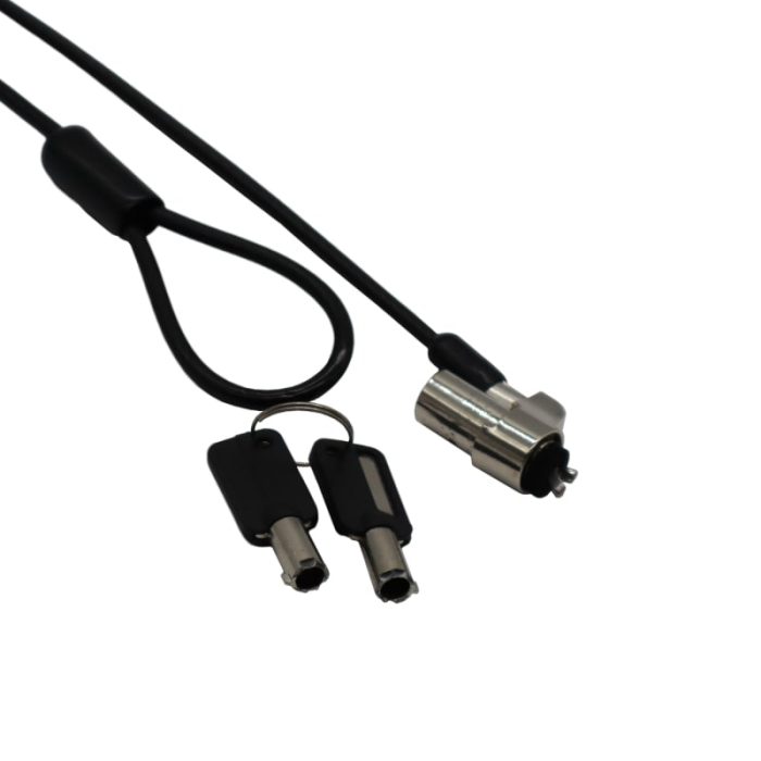 Protect your device against theft with the Gizzu T-Bar Standard Security Lock. Wrap the reinforced cable around a secure object