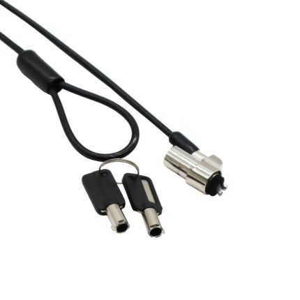 Protect your device against theft with the Gizzu Noble Wedge Standard Security Lock. Wrap the reinforced cable around a secure object