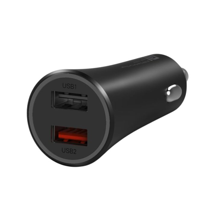 Keep your mobile devices fully charged while on the go with the Xiaomi Mi 37W Dual Port Car Charger. It features a total output of 37W