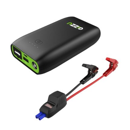 Give your car a boost with the Gizzu 1000A Smart Jump Starter. It features a 10400mAh high capacity lithium-ion battery