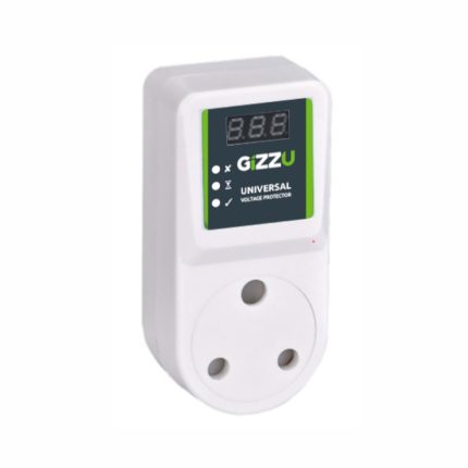 The Gizzu Universal Voltage Protector Plug will keep your appliances protected against damage caused by high voltage