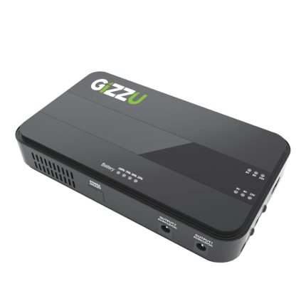 Power up your devices with safety and ease with the GIZZU Mini 8800mAh Dual-voltage DC UPS. It features high capacity lithium-ion batteries