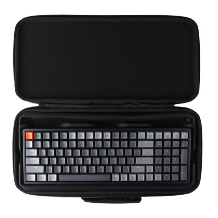 Keep your keyboard and accessories safe in style with the Keychron K4 Aluminium Frame Keyboard Carrying Case. It features a premium and unique design