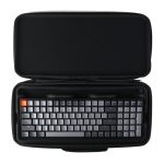 Keep your keyboard and accessories safe in style with the Keychron K4 Plastic Frame Keyboard Carrying Case. It features a premium and unique design
