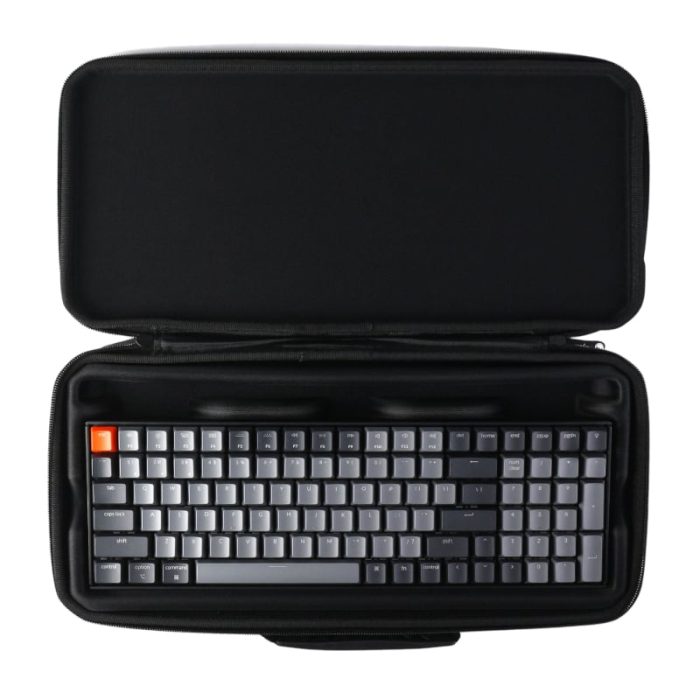 Keep your keyboard and accessories safe in style with the Keychron K4 Plastic Frame Keyboard Carrying Case. It features a premium and unique design