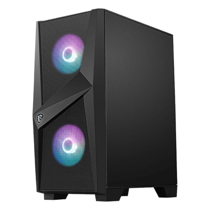with support for up to 3 x 120mm fans in the front panel and 240mm radiator support on the top and front sides.