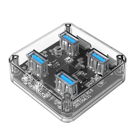 Connect more devices to your system with Orico’s Transparent 4 Port USB 3.0 Hub. Equipped with input charging ports