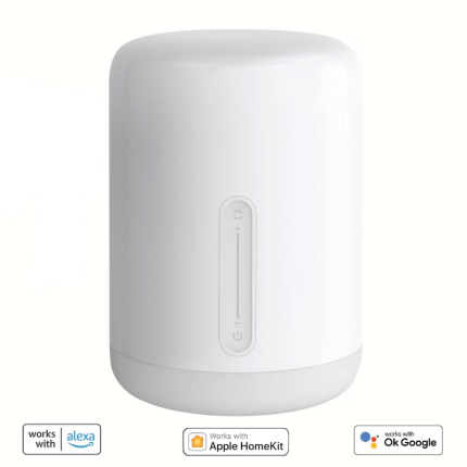 Set the mood in your bedroom with the Xiaomi Mi Bedside Lamp 2. It features a bright elegantly styled 16 million colour light