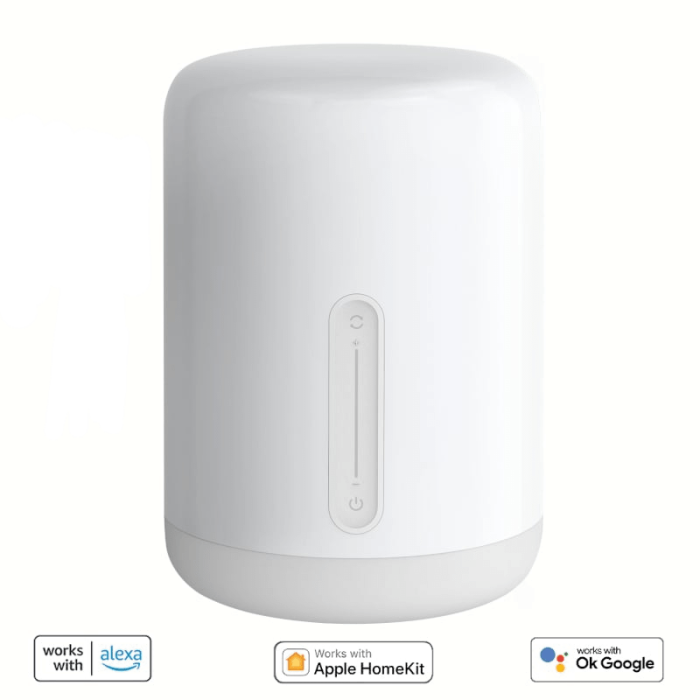 Set the mood in your bedroom with the Xiaomi Mi Bedside Lamp 2. It features a bright elegantly styled 16 million colour light