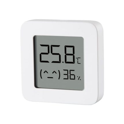 The Xiaomi Mi Temperature and Humidity Monitor 2 lets you very conveniently keep an eye on and remind you of any changes to the temperature and humidity in your home. It features an elegant design with a 1.5" LCD display