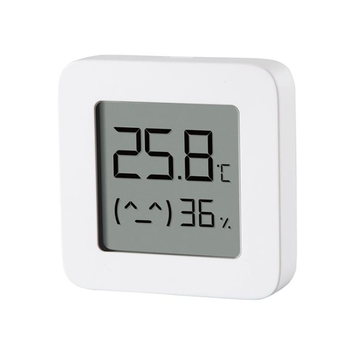 The Xiaomi Mi Temperature and Humidity Monitor 2 lets you very conveniently keep an eye on and remind you of any changes to the temperature and humidity in your home. It features an elegant design with a 1.5" LCD display