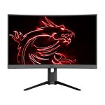 Witness your epic battles with the MSI Optix MAG272CQR curved gaming monitor. It features a 27" curved screen monitor