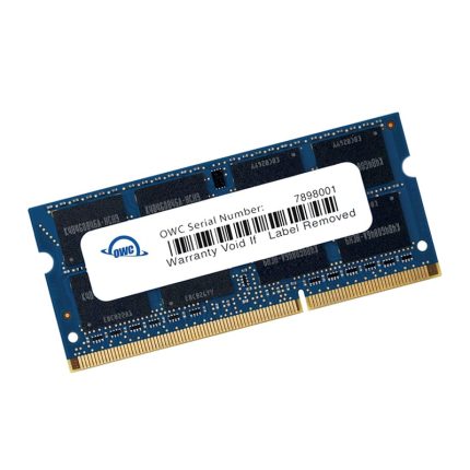 The OWC Mac 8GB DDR3 1333MHz SO-DIMM module is perfect for upgrading your MacBook Pro
