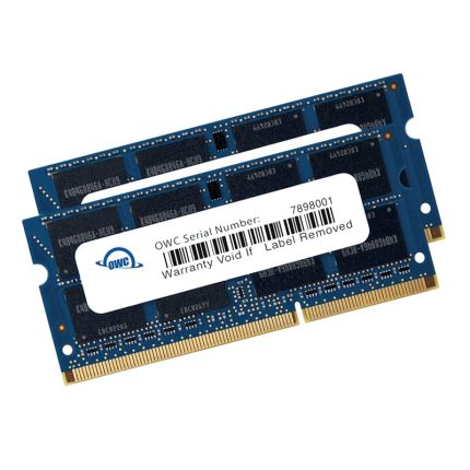 The OWC Mac 16GB DDR3L 1600MHz SO-DIMM module kit is perfect for upgrading your MacBook Pro