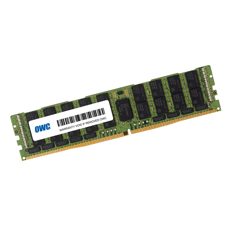 The OWC Mac 16GB DDR4 2933MHz RDIMM module is perfect for upgrading your Mac Pro and Mac Pro Racks. It features 16GB of DDR4 memory running at 2933MHz