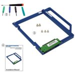 Mounts SATA I/II/III 2.5" SSD or HDDs