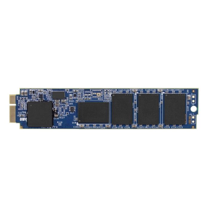 The OWC 250GB Aura Pro 6G SSD is a great option to expand the storage of your MacBook Air. It features a high capacity