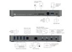 while keeping desktops clutter-free. Portable devices connect to the front and static devices connect to the rear. This dock charges your notebook and mobile devices.