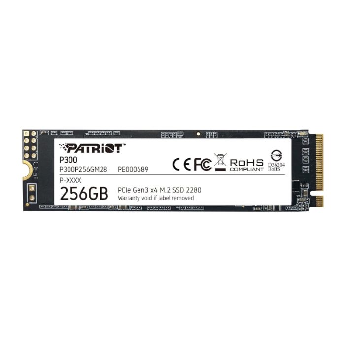 Boost your computer’s performance with quicker application loading times while transferring heavy workloads with the Patriot P300 256GB M.2 PCIe NVMe SSD. It features a high-speed PCIe NVMe interface