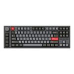 Upgrade your keyboard with the Keychron Cherry Profile Dolch Red PBT Full Keycap Set. Durable