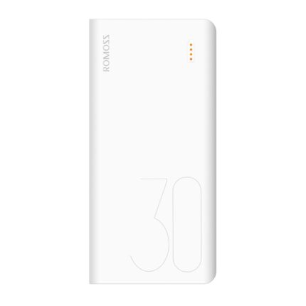 Charge your devices easily with the Romoss Pulse 30 30000mAh Power Bank. It features a lightweight and easy to carry design