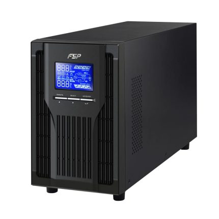 The FSP Champ range of UPS devices is the high-density version of the double-conversion online UPS with an output power factor that reaches 0.9 and features an ECO mode for energy saving.