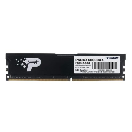 Improve your desktop system performance with the Patriot Signature Line DDR4 4GB 2666MHz UDIMM memory module. This memory is made from high-quality materials and comes with a lifetime warranty.