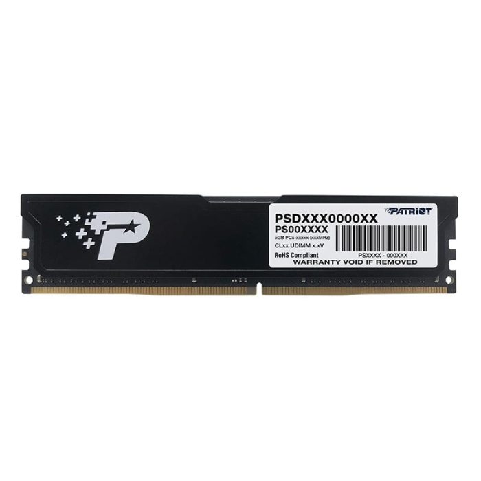 Improve your desktop system performance with the Patriot Signature Line DDR4 4GB 2666MHz UDIMM memory module. This memory is made from high-quality materials and comes with a lifetime warranty.