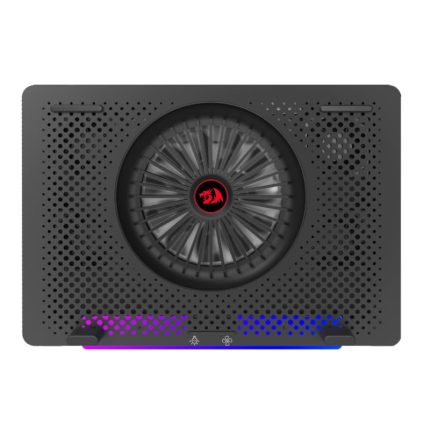 Keep your laptop temperatures low with the Redragon GCP500 RGB Gaming Laptop Cooling Stand. It features 5 built-in quiet fans