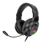 Hear every sound while gaming with the Redragon H260 Hylas Over-Ear RGB Wired Gaming Headset. It features an ergonomic modern design
