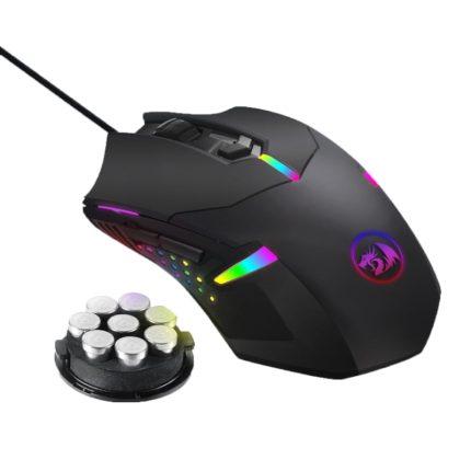 Stay ahead of the competition with the Redragon CENTROPHORUS2 7200DPI RGB Gaming Mouse. It features 6 programmable buttons