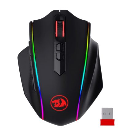 Add some wireless gaming features to your gaming setup with the Redragon M686 VAMPIRE ELITE Wireless Gaming Mouse. It features 8 programmable buttons