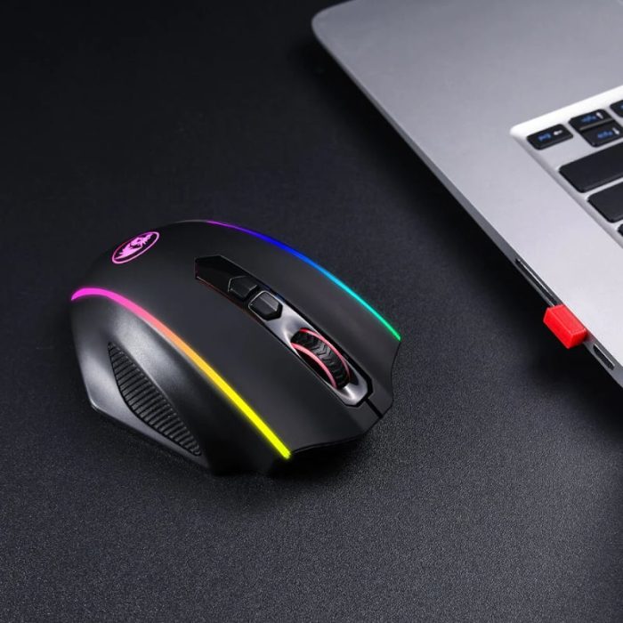 a Type-C jack and wireless technology with a 1000mAh rechargeable battery.