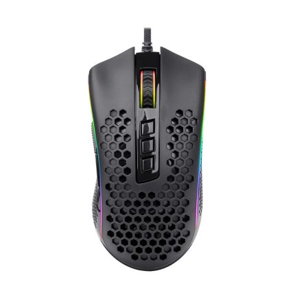 Stay ahead of the competition with the Redragon M808 Storm Lightweight RGB Gaming Mouse. It features an ultralight weight honeycomb design