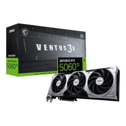 MSI GeForce RTX 5060 Ti VENTUS 3X OC PLUS 16GB GDDR7 Graphics Card