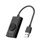 The Orico Multi-function USB External Sound Card is the perfect way to expand the audio on your USB compatible devices. It allows multiple output connections as well as a driver free plug and play setup that supports multiple systems.